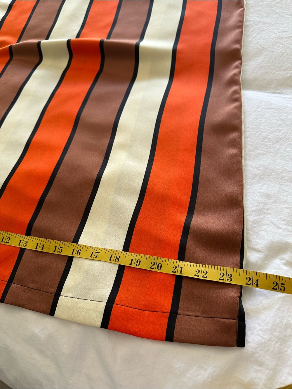 Scotch & Soda V-Neck Dress in Orange, Brown & Cream - Cleveland Browns! - Picture 14 of 15